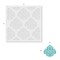 Moroccan Damask Embossing 12 x 12 Stencil | FS131 by Designer Stencils | Floral Stencils | Reusable Stencils for Painting on Wood, Wall, Tile, Canvas, Paper, Fabric, Furniture, Floor | Stencil for Home Makeover